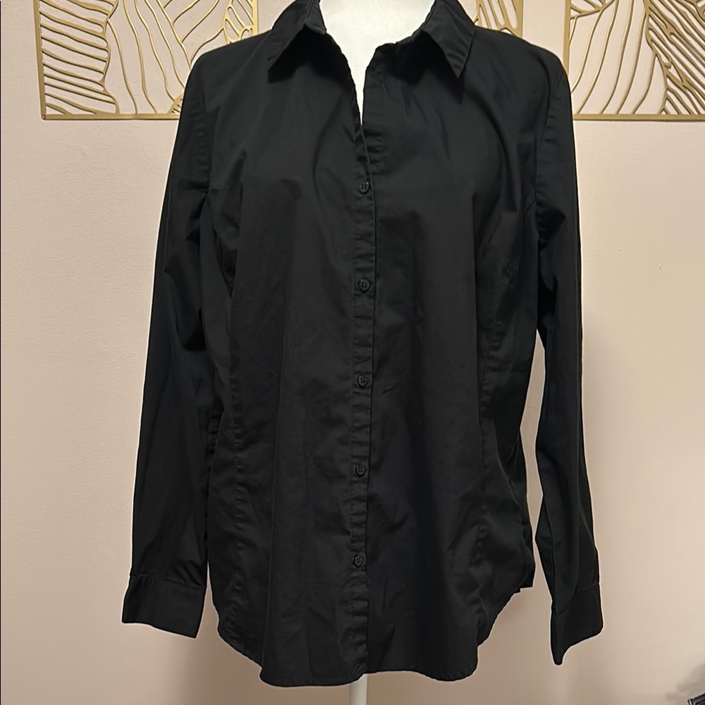 Black Button-Up Shirt